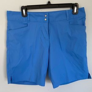 Adidas women’s blue golf shorts size 10
